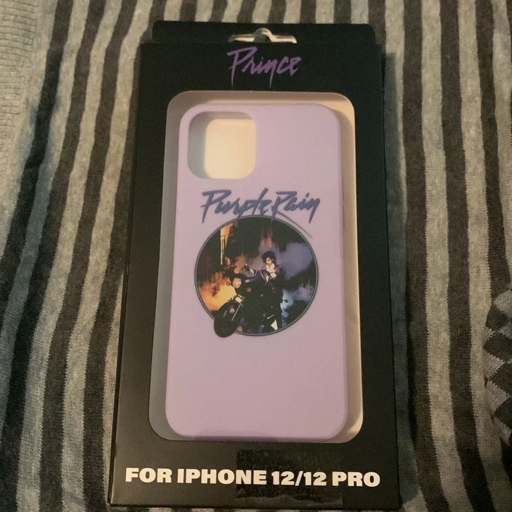 Prince Purple Rain iphone 12/12 PRO case NIB licensed